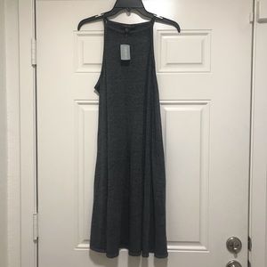 Forever 21 + High Neck Dress - Gray - Lightweight